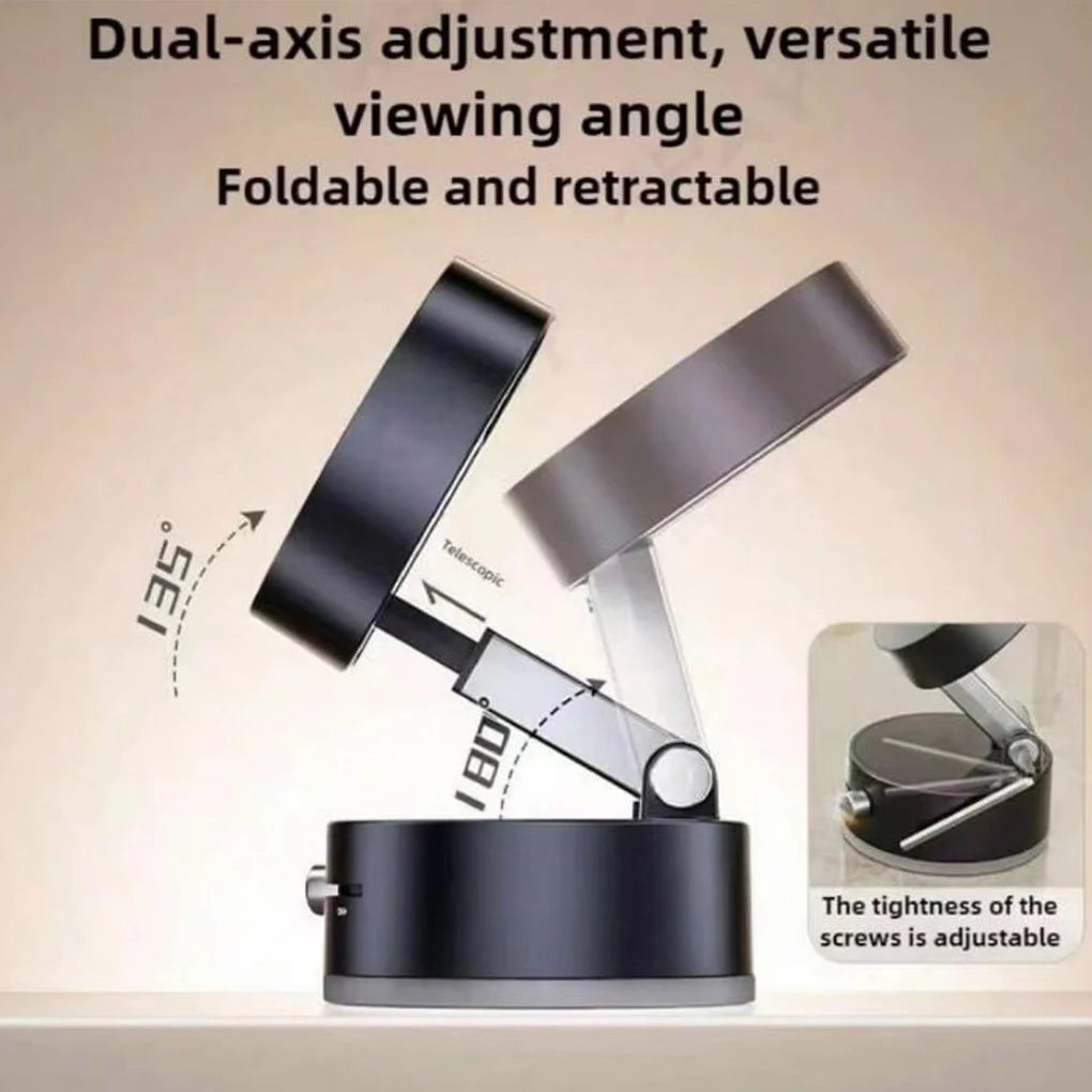 Foldable Telescopic Holder With Magnetic Suction Car And Desktop Ensuring Easy Portability Vacuum Holder pink
